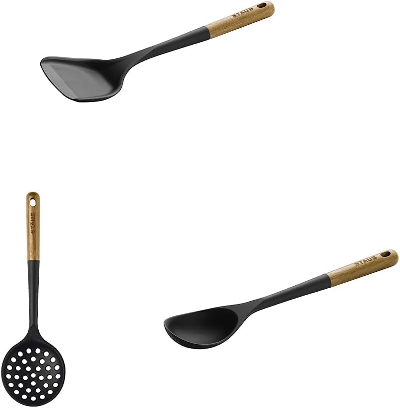 STAUB Wok Spatula & Skimmer Spoon for Easy Cooking