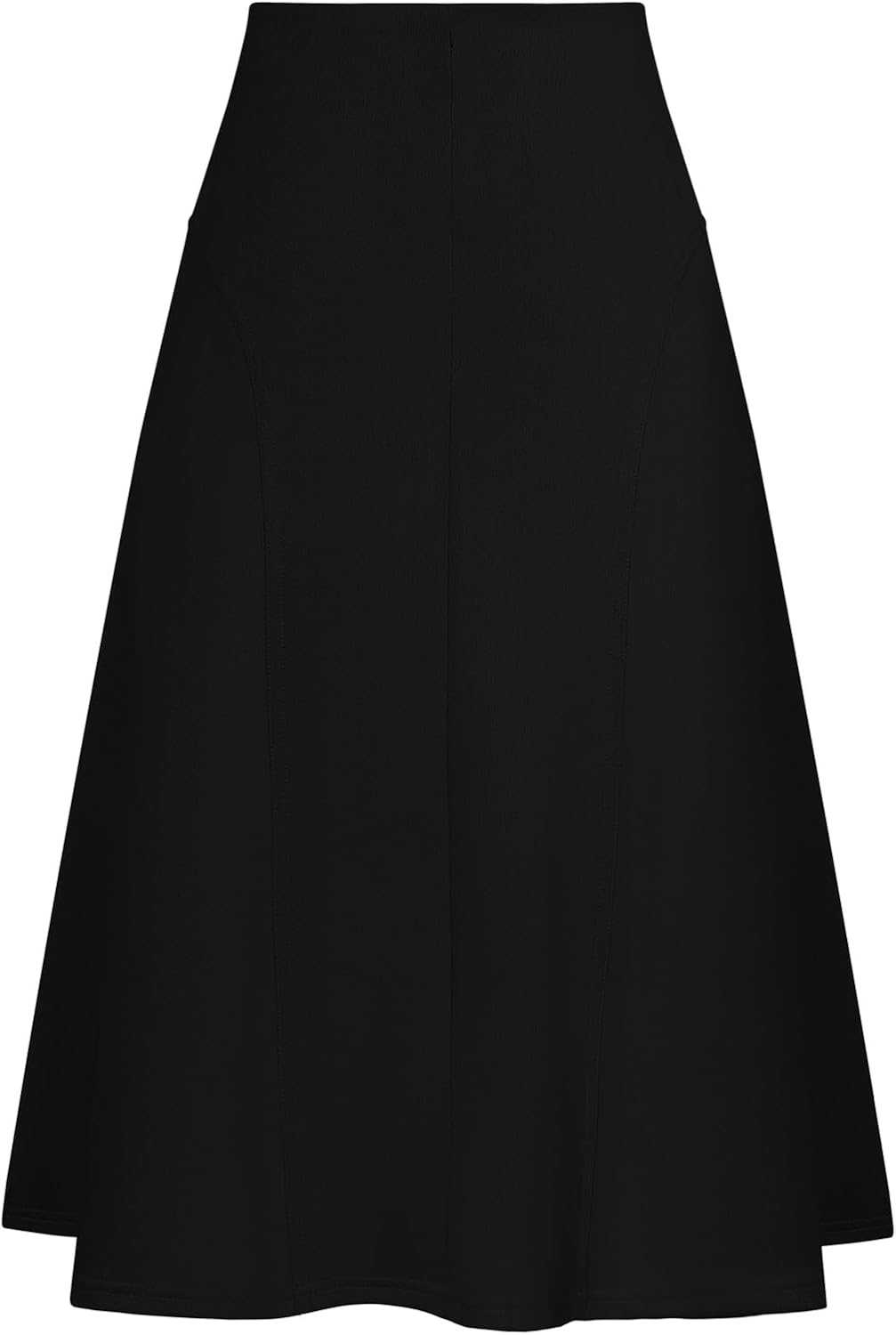 Kate Kasin Women's Suede Midi Skirt for Fall and Winter Style