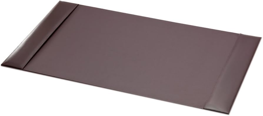 Dacasso Bonded Leather Desk Blotter with Side Rails for Writing