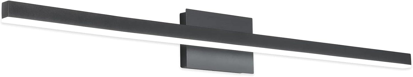 Modern Black LED Vanity Light 47.2in for Stylish Bathrooms