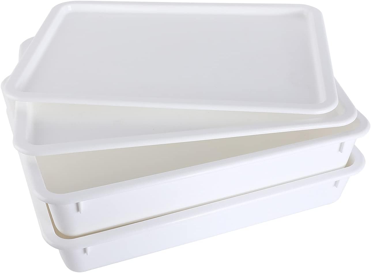 GSM Brands Pizza Dough Proofing Box - Stackable Quality Trays