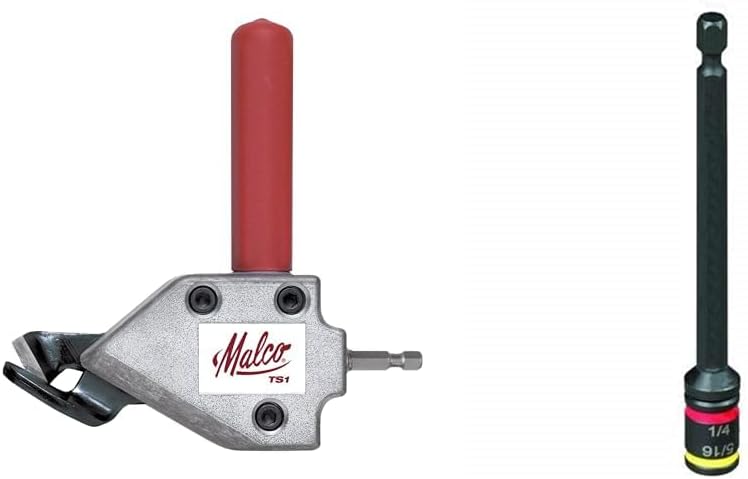 Malco TS1 Turbo Shear Attachment for Sheet Metal Cutting Tools