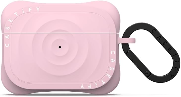 CASETiFY Ripple Airpods Pro Case - Primrose Pink, Drop-Proof Design