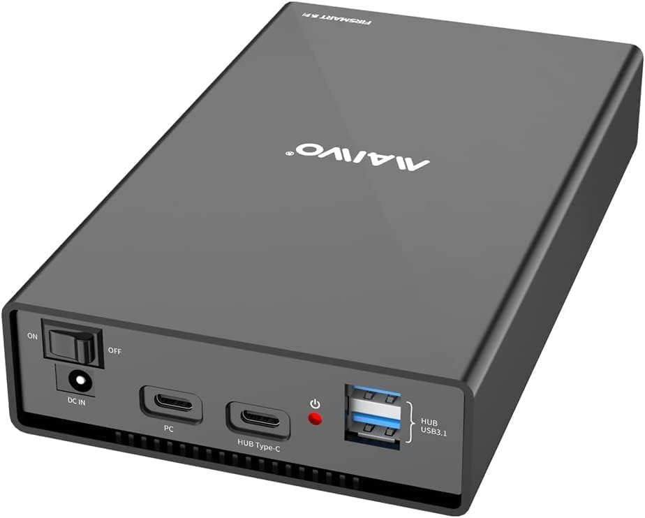 MAIWO External HDD Enclosure+Hub: Ultra-Fast Data Transfer