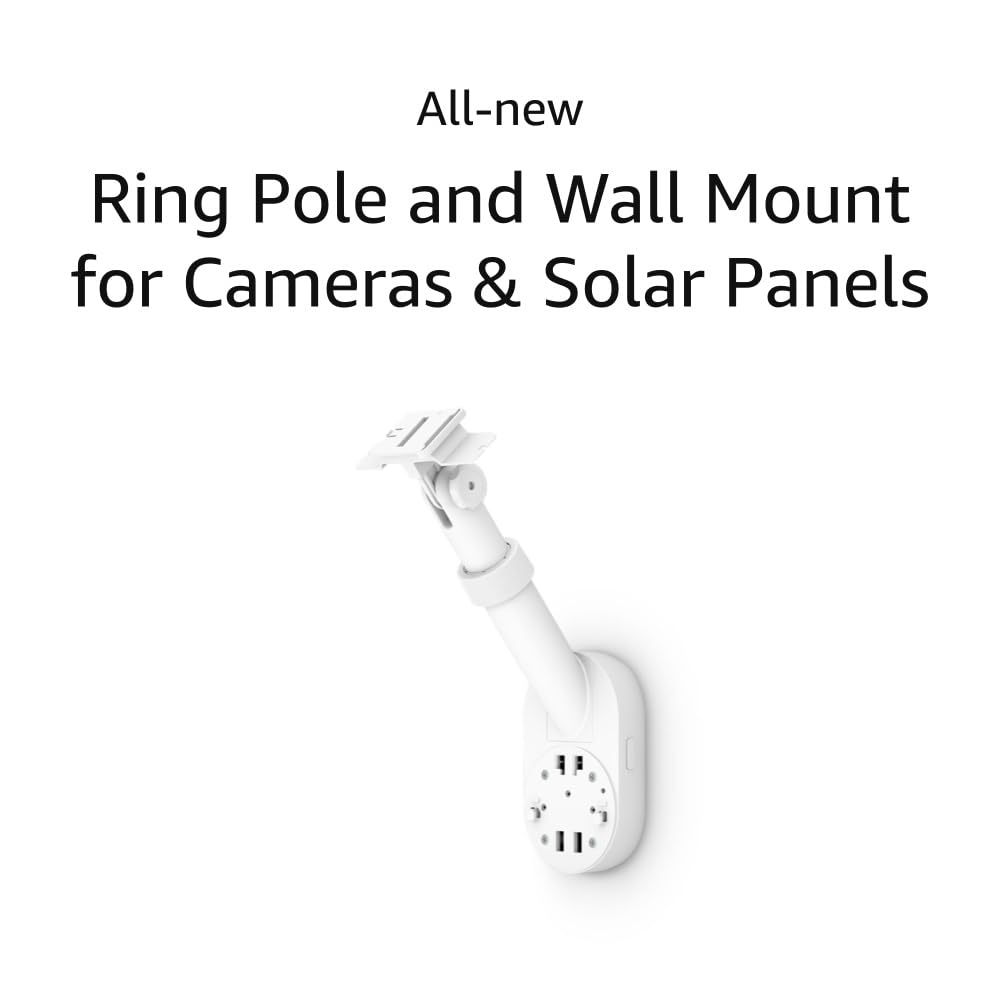 Secure Your Cameras With Ring Pole & Wall Mount