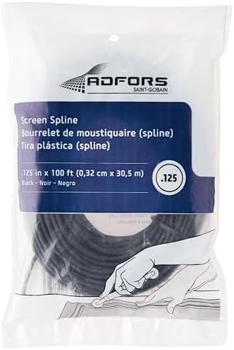 Saint-Gobain ADFORS Spline 100ft for Insect Screening Projects
