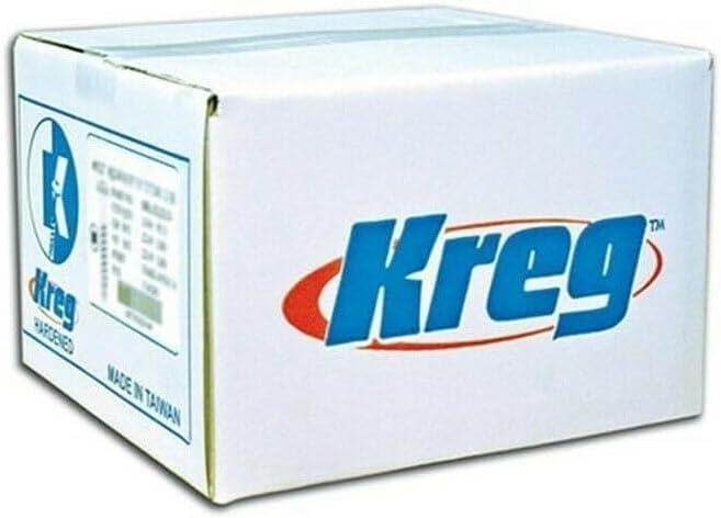 Kreg SML-F125-5000 Zinc Pocket Screws for Strong Joints