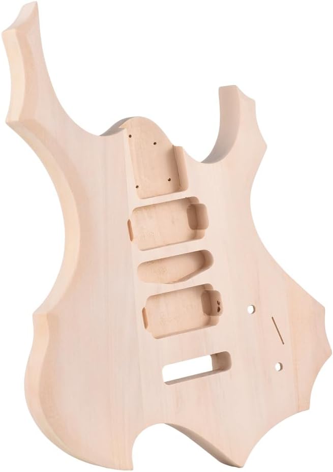 HUIOP Unfinished Guitar Body DIY Kit