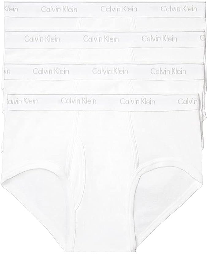 Calvin Klein Men's Cotton Classics 4-Pack Briefs for Comfort