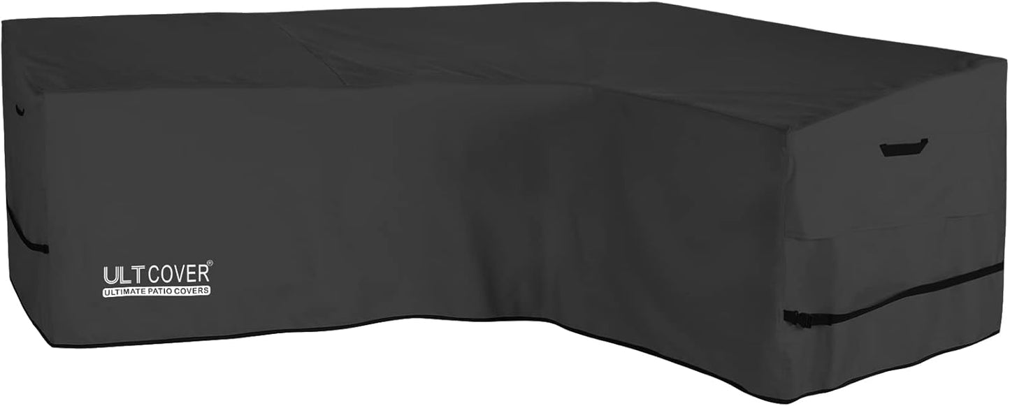 ULTCOVER Waterproof L-Shaped Sofa Cover for Outdoor Sectional