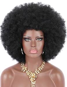 Kalyss 16in Women's Short Afro Kinky Curly Hair Wigs Review