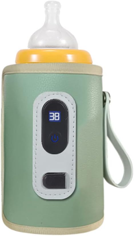 EUBUY Portable Baby Bottle Warmer: 5 Temp Settings, Travel-friendly
