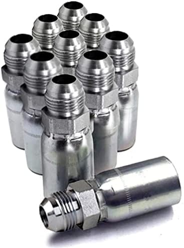 1in Hose x 3/4in NPTF Male Pipe Thread Hydraulic Hose Ends