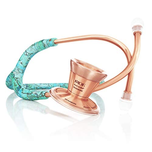 MDF Instruments Turquoise Rose Gold ProCardial Stethoscope Review