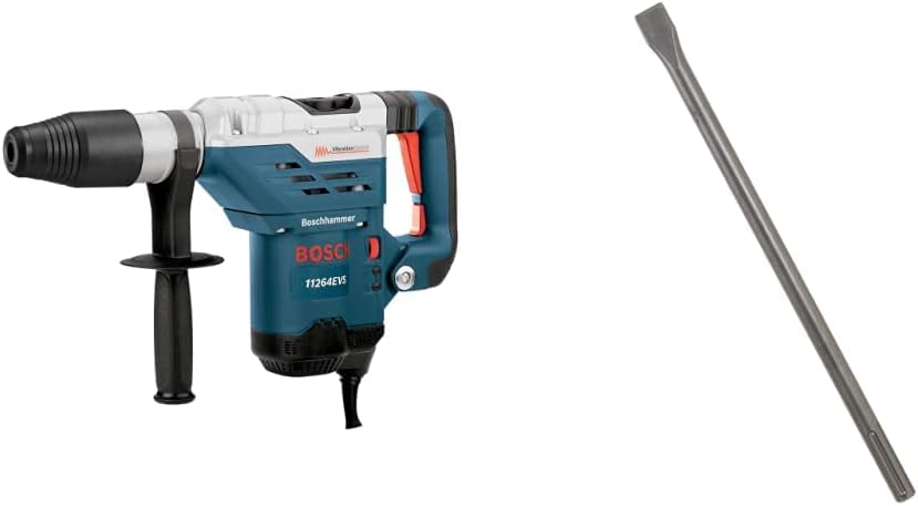 BOSCH 11264EVS 1-5/8 SDS-Max Hammer with Flat Chisel Bundle