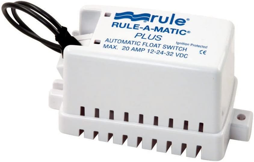 Rule 40A Rule-A-Matic Plus Bilge Pump Float Switch for Boats