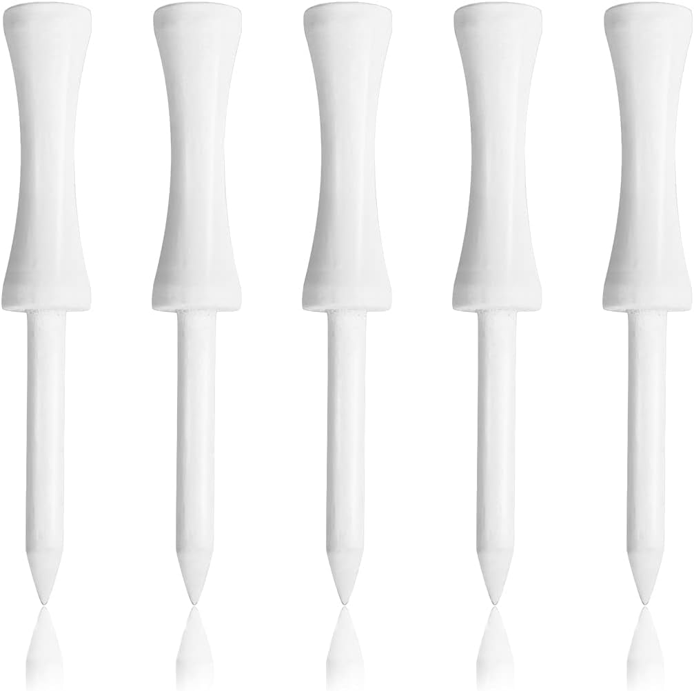 100 Premium Wooden Golf Tees for Perfect Tee Height | Zivisk