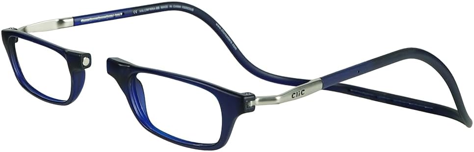 Clic Magnetic Reading Glasses for Men and Women - Adjustable Fit