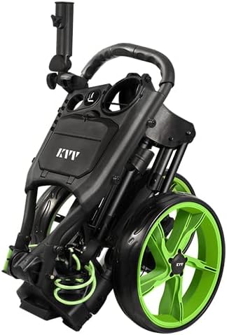 KVV 3 Wheel Golf Push Cart - Ultra Lightweight & Compact Design