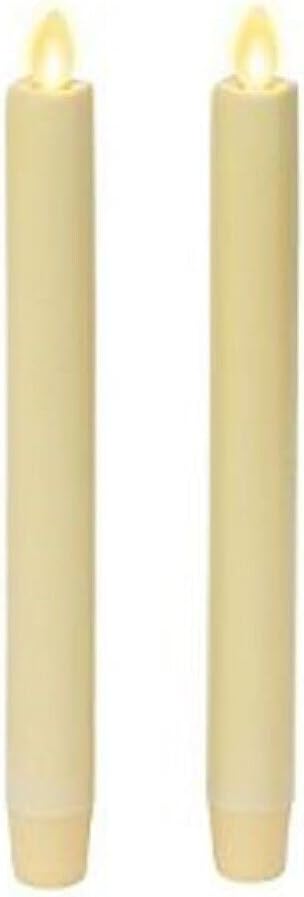 Luminara Flameless Taper Candles - Warm LED Light for Decor