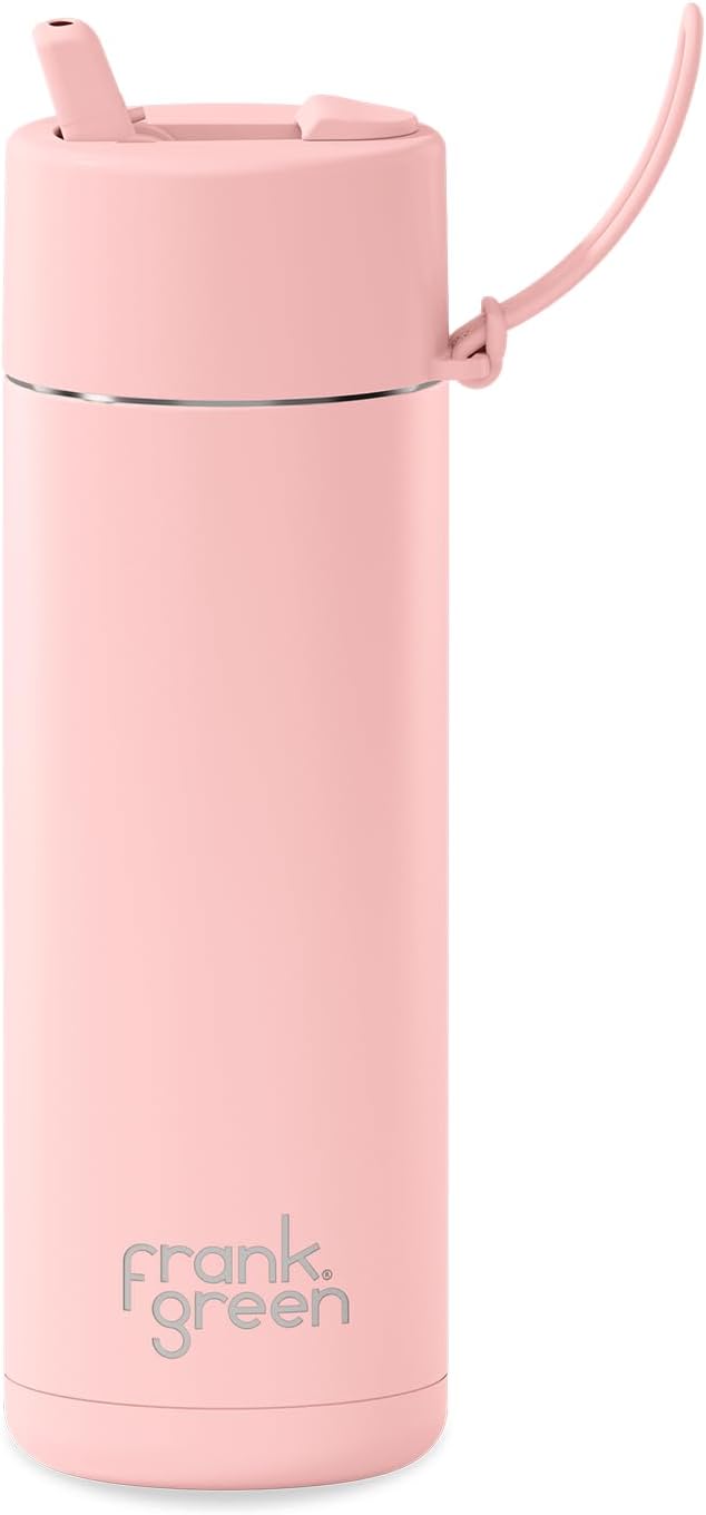 Frank Green Ceramic Reusable Bottle - Stylish Insulated Water Bottle