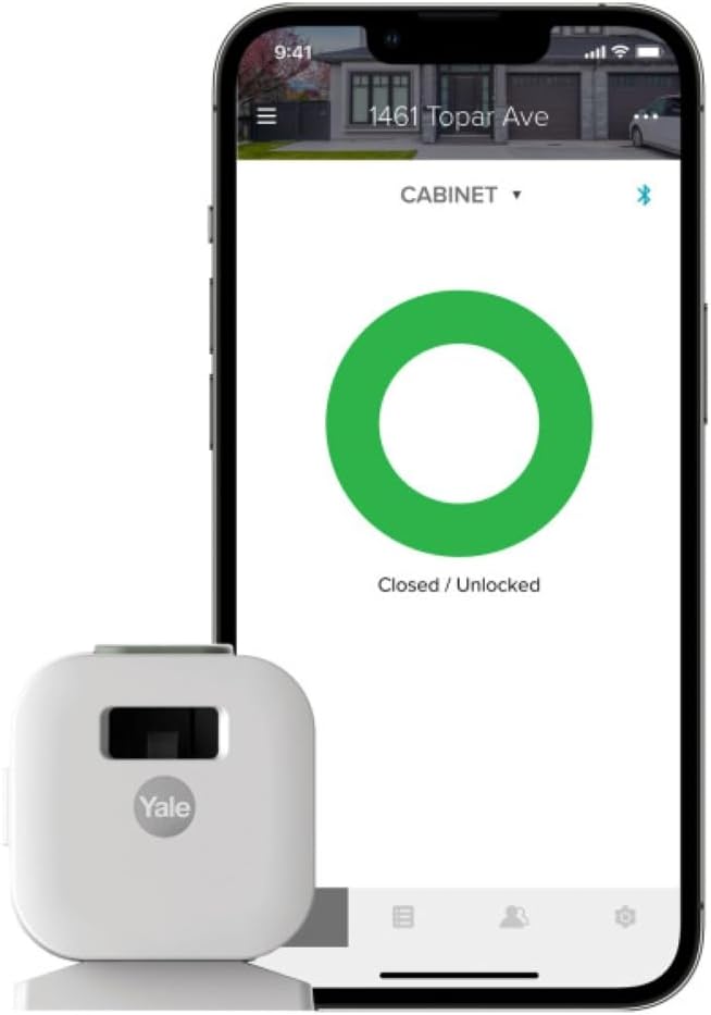 Yale Smart Cabinet Lock - Child Proof & Phone Access