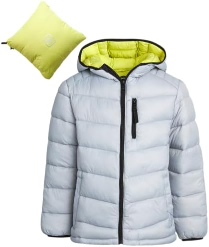 URBAN REPUBLIC Boys Foldable Hooded Jacket for All Seasons