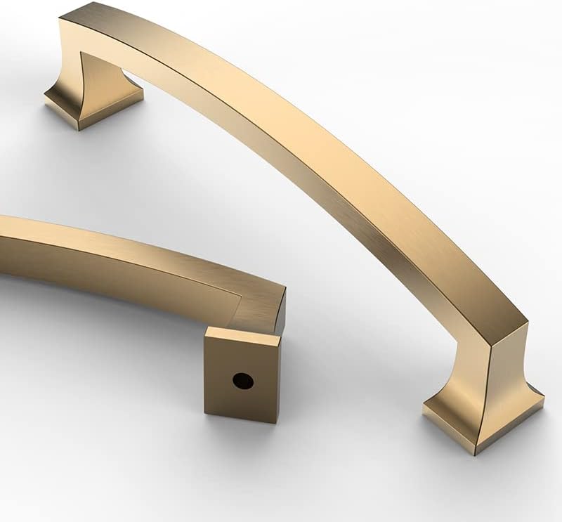 Champagne Bronze Kitchen Cabinet Handles by Asidrama - 20 Pack
