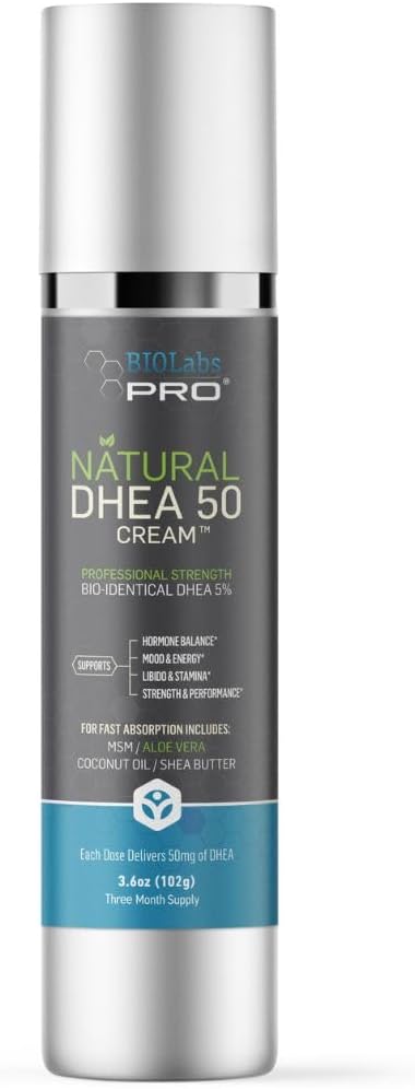 DHEA Cream 50mg by BIOLABS PRO - Luxury Skin Hydration