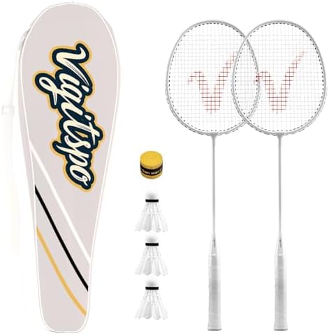 Professional-Grade Badminton Racket Set with Shuttlecocks