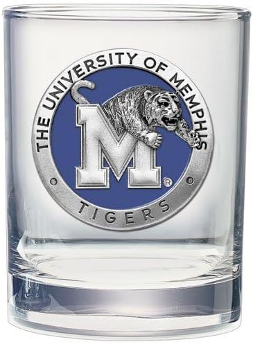 Heritage Pewter Memphis Double Old Fashion Glass for Liquor