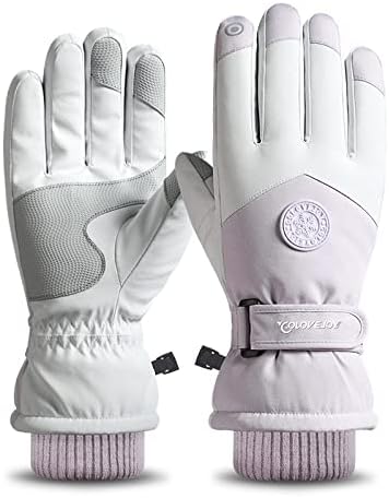 JJZS Touchscreen Waterproof Winter Ski Gloves