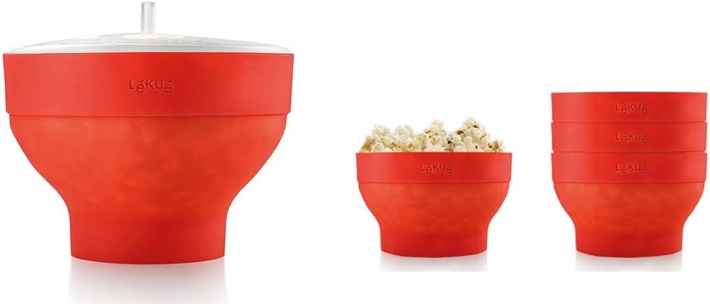Quick & Healthy Popcorn Set by Lekue