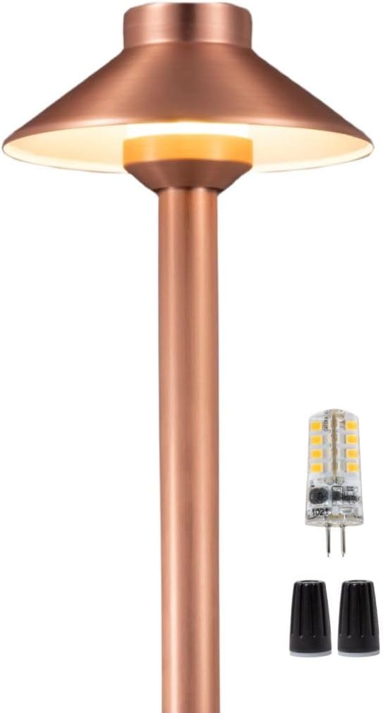 Gardenreet Brass Path Lights for Elegant Outdoor Lighting