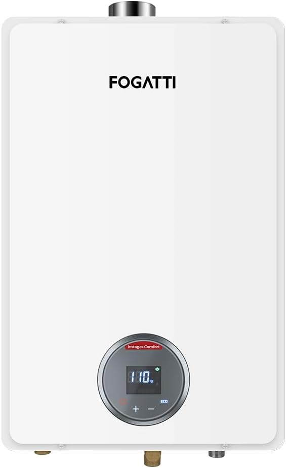 FOGATTI Propane Tankless Water Heater - Instant Hot Water, 7.5 GPM