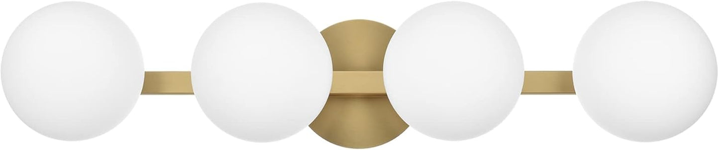 Modern 4 Lights Globe Wall Sconce Lighting for Bathrooms