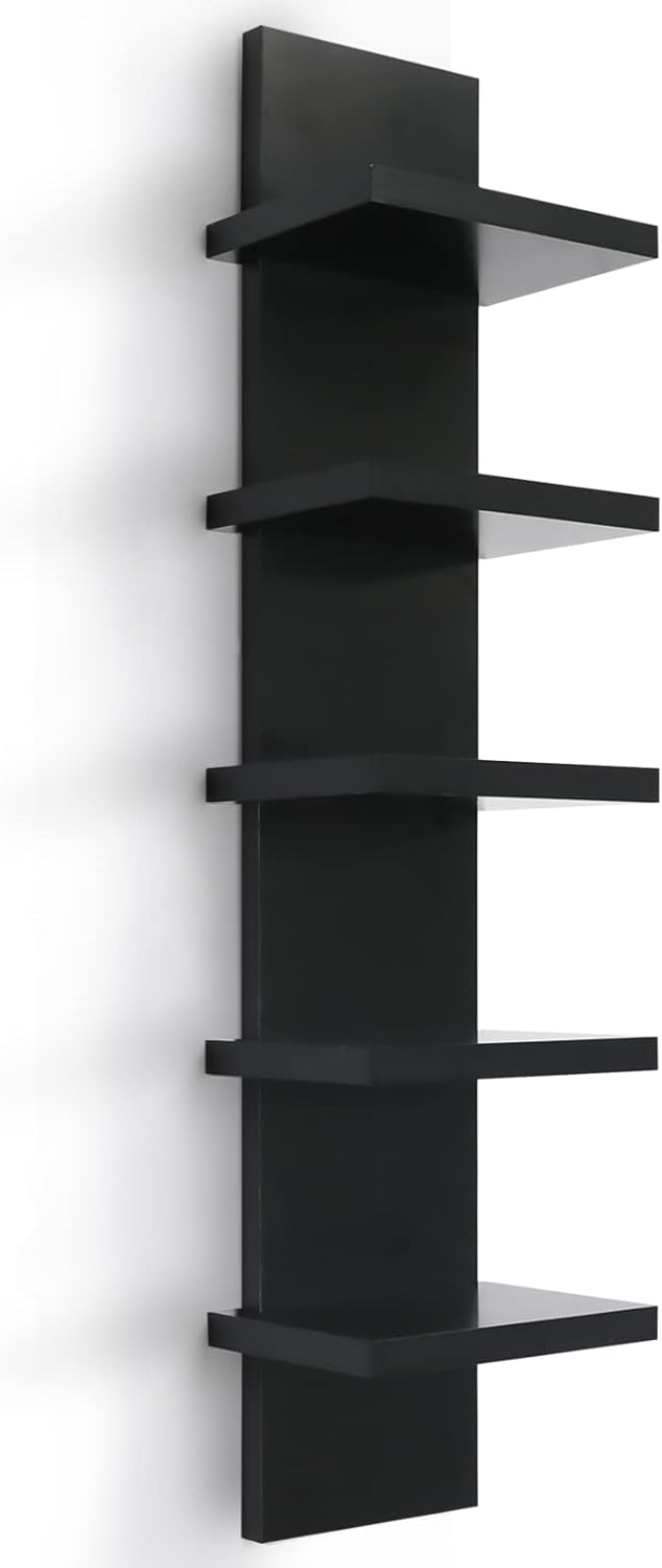 Homaterial 5 Tier Floating Shelves for Stylish Wall Decor