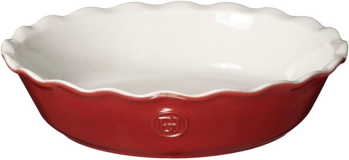 Emile Henry 9in Pie Dish - Modern Classics Collection in Rouge
