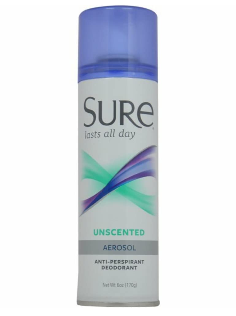 Sure Unscented Aerosol Antiperspirant - 48-Hour Protection