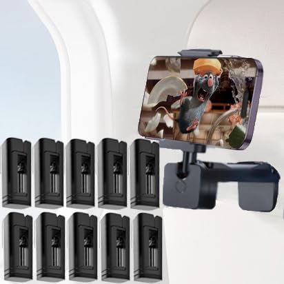 10 PACK Airplane Phone Holder for Travel Essentials and More
