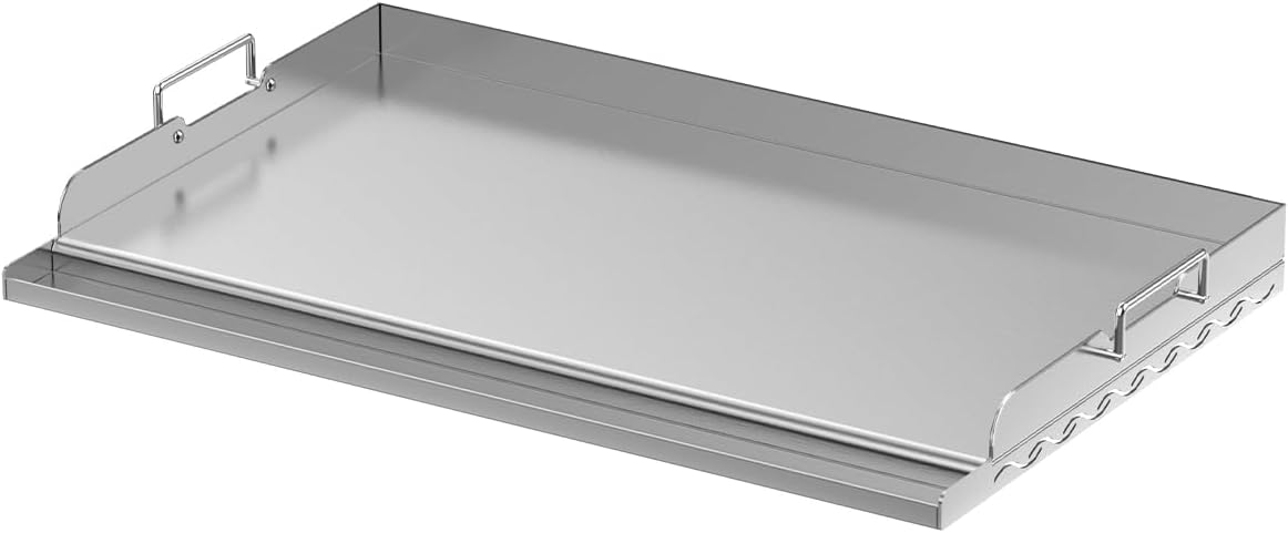Skyflame 25x16 Stainless Steel Griddle for BBQ Cooking