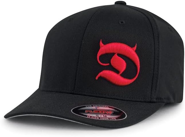 RED DEVIL CLOTHING Horned D Cap - Unleash the Darkness