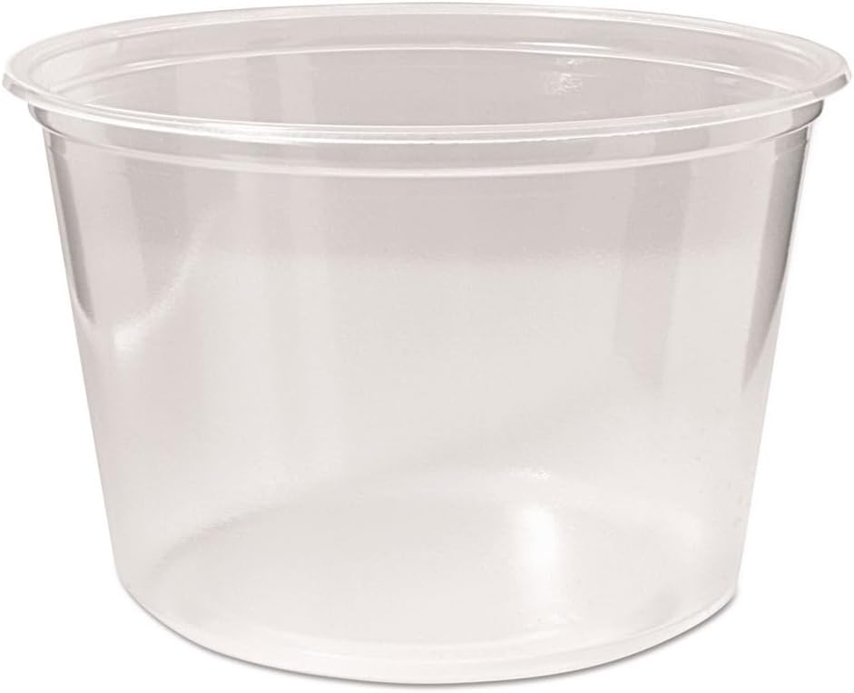 Pro-Kal PK16S-C Clear Polypropylene Microwavable Deli Containers