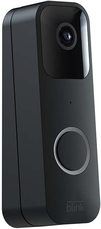 Blink Black Video Doorbell Wedge Mount - Enhanced Surveillance