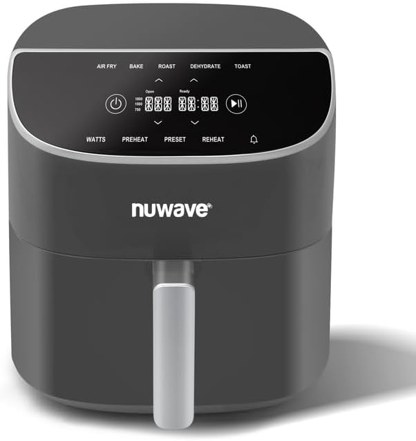 Nuwave 8QT Brio Air Fryer: Precise Cooking Control!