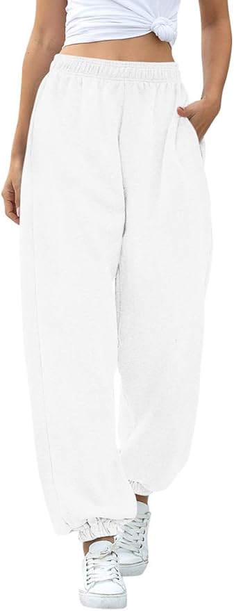 HeSaYep Women's High Waisted Sweatpants for Active Comfort