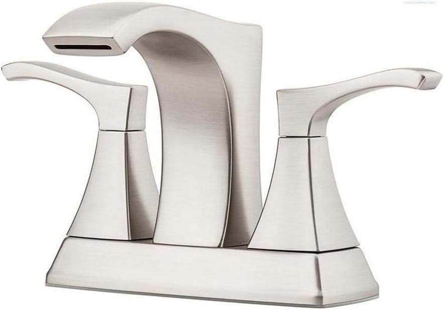 Pfister Venturi Bathroom Sink Faucet with Unique Ribbon Spout Design
