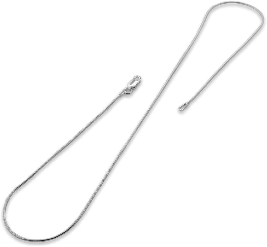 925 Sterling Silver Snake Chain Necklace - Perfect for Any Occasion
