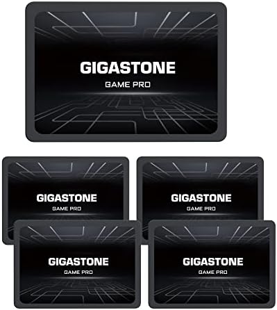 Gigastone SATA SSD 256GB 5-Pack for Fast Laptop PC Upgrade