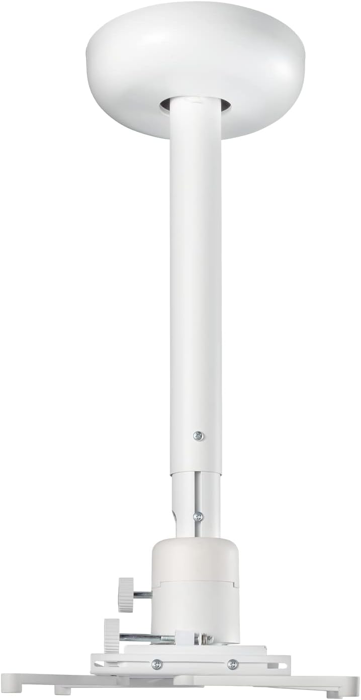 ViewSonic White Projector Ceiling Mount - Securely Mounts Your Projector